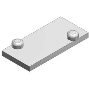 SYJ5000-21-*A, Blanking plate for SYJ5000 – SYJ5000-21-5A