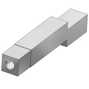 Individual SUP-spacer f.VQ4*0* – VVQ4000-P-1-03F (illustrative image)