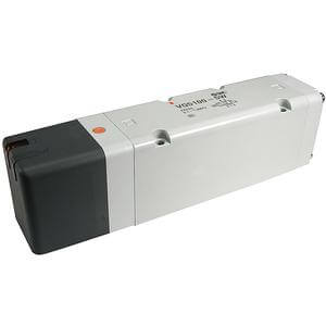VQ5*0*, 5000 Series, 5 Port Solenoid Valve, Plug-in, Base Mounted – VQ5100-5W1-Q