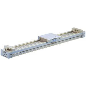 MY1C, Mechanical Joint Rodless Cylinder, Cam Follower Guide w/o Stroke Adjustment – MY1C50TFG-100