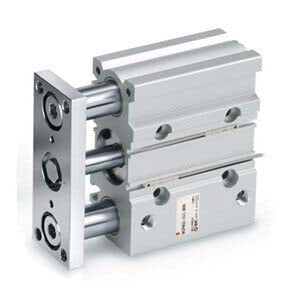 MGPM*G-Z (ø40 to ø100), Standard Guided Cylinder with Guide unit with Lube-retainer, Slide Bearing – MGPM63TFG-25Z