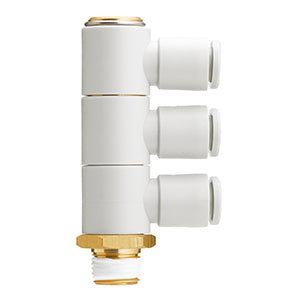 Triple Universal Male Elbow - KQ2VT – KQ2VT10-02AS