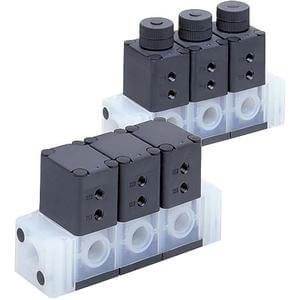 LLA*A, Manifold Base for LVA Series Valve, Stacking Type – LLA3A-04-03-C