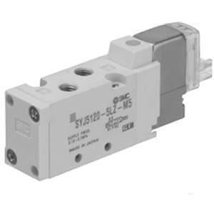SYJ5000, 5 Port Solenoid Valve, Base Mounted & Body Ported – SYJ5123-5DO-M5-Q