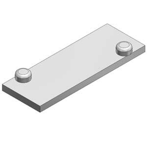 Single sub-plate for SYJ7000 – SYJ7000-22-2F-Q (illustrative image)
