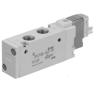 SYJ7000, 5 Port Solenoid Valve, Base Mounted & Body Ported – SYJ7120-5YO-01F-Q