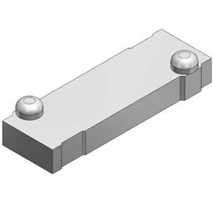 Single sub-plate – SY7000-27-1-Q (illustrative image)