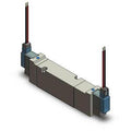 VQZ**5*, 1000/2000/3000 Series, 5 Port Solenoid Valve, Base Mounted | VQZ3550-5LO1-Q