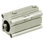 C(D)Q2*R, Compact Cylinder, Double Acting, Single Rod, Water Resistant w/Auto Switch Mounting Groove – CDQ2B25V-25DMZ