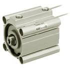 C(D)Q2*S, Compact Cylinder, Double Acting, Single Rod, Anti-lateral Load w/Auto Switch Mounting Groove – CDQ2BS32TF-15DCZ