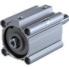 C(D)Q2W, Compact Cylinder, Double Acting Double Rod w/Auto Switch Mounting Groove – CQ2WB12-5D