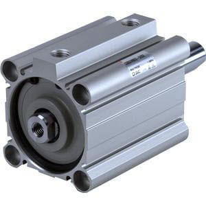 C(D)Q2W, Compact Cylinder, Double Acting Double Rod w/Auto Switch Mounting Groove – CDQ2WA50TF-25DZ