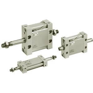 M(D)UW Plate Cylinder, Double Acting, Double Rod w/Auto Switch Mounting Groove – MDUWB40-50DZ