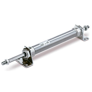 C(D)M2KW-Z1, Round Air Cylinder, Non-rotating, Double Acting, Double Rod – CDM2KWB20-50AZ1