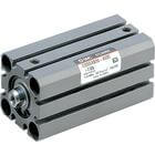 C(D)QSX, Compact Cylinder, Double Acting, Single Rod, Low Speed – CDQSXB12-10D