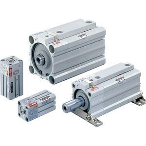C(D)LQ, Compact Cylinder, Double Acting, Single Rod, With Lock – CDLQA50TF-100D-F