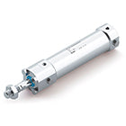 HF2A-CG5, Stainless Steel Cylinder Non-adjustable Air Cushion Type – HF2A-CDG5BC32TFSV-100