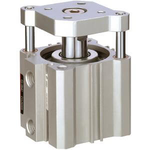 C(D)QM (ø40 to ø100), Compact Cylinder, Guide Rod Type – CDQMA40TF-10