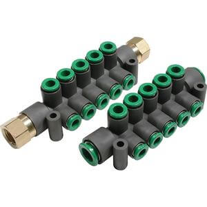 KRM, Flame Resistant, One-touch Fitting Manifold – KRM12-08-03-6