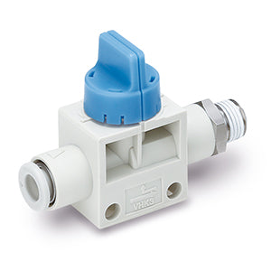 VHK-A, Finger Valve, One-touch Fitting to Male Thread – VHK2A-08F-02S