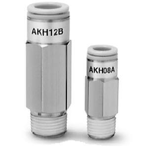 AKH, Check Valve with One-touch Fitting, Male Connector – AKH06B-02S