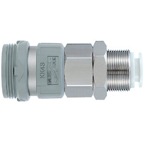 KK*S-*E, S-Couplers, Bulkhead Type with One-touch Fitting – KK2S-06E