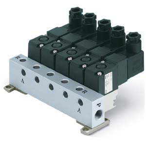 VV307, 3 port solenoid valve manifold – VV307-01-032-01F-F