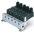 VV307, 3 port solenoid valve manifold – VV307-01-123-01F-F