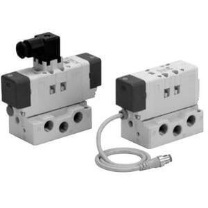 VQ7-6, ISO Standard Solenoid Valve, Size 1, Single Unit – VQ7-6-FG-D-3NSC-X23