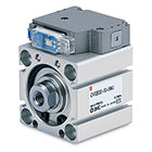 CVQ (ø40 to ø63), Compact Cylinder with Solenoid Valve – CVQB40-40M-5M