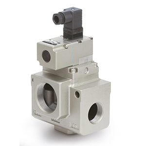 VP3145/3165/3185, Large Size 3-Port Solenoid Valve – VP3145-045DZA-Q
