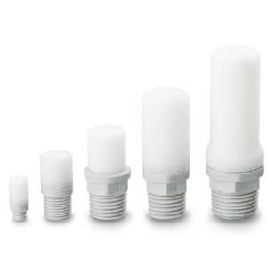 AN05 to 40, Silencer, Compact Resin Type, Male Thread | AN20-02
