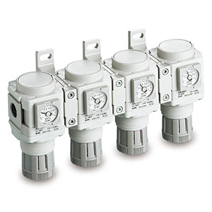 AR20M-D to AR40M-D, Modular Style Common Supply Regulator & Regulator with Backflow Function | AR30M-F0302-D