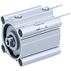 25A-CQ2-Z, Compact Cylinder, Double Acting, Single Rod – 25A-CDQ2A50-75DZ