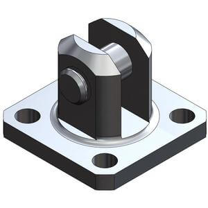Dual stroke cylinder Dia16 stroke30+40 CDQSKB16-30D and CDQSB16-40DC – CQS16-OAV01809 (illustrative image)