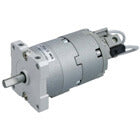 C(D)RBU2*U10~40-Z, Rotary Actuator, Free Mount w/Angle Adjuster, Vane Type – CDRBU2WU10-180SZ