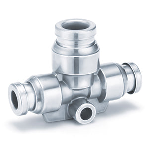 Different Diameter Tee - KQG2T – KQG2T06-08