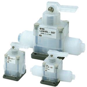 LVH20-A/30-A/40-A, High Purity Chemical Valve, Manually Operated, Threaded, Single Type – LVH40L-04-C