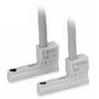 D-M9NWV/M9PWV/M9BWV, 2 Colour Indication Style Solid State Switch, Direct Mounting, Grommet, Perpendicular – D-M9PWV