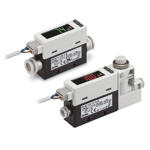 PF2M7, Digital Air Flow Sensor, 2-Color Display, IP40, 0.01-200 Lpm – PF2M710L-C6-E-T