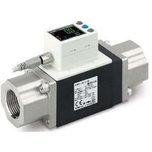 PF3W7-L, Digital Flow Switch for Water, IO-Link, 2-Screen 3-Color Display, Integrated Display, IP65 – PF3W721-F12-L2TN-M