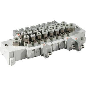 SS5Y5-60, 5000 Series, Cassette Style Manifold, Body Ported – SS5Y5-60-04D-Q