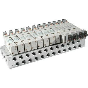 SS5Y7, 7000 Series, Bar Stock Manifold, Individual Wiring – SS5Y7-42-02-C10F-Q