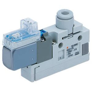 VQZ115, 100 Series, 3 Port Solenoid Valve, Body Ported | VQZ115K-5MO1-C6-PR-Q